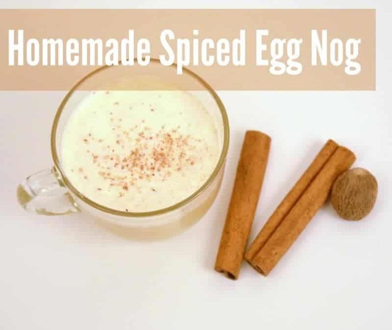 Homemade Spiced Eggnog