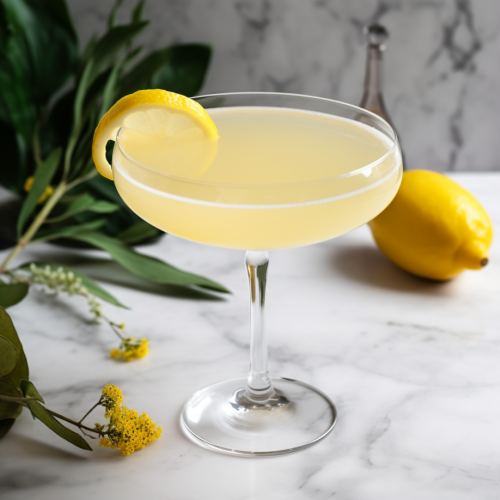 one of the most popular cocktails, the French 75