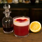 Beet and Black Pepper Sour Cocktail