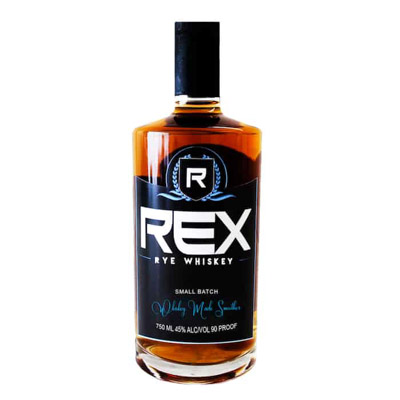 rex whiskey bottle