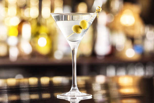 Cocktail on a bar