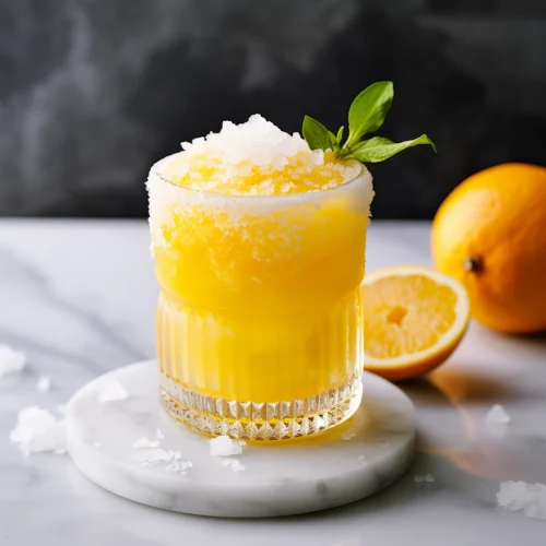 orange cocktail with citrus flavor zest, made with a lemon zester grater